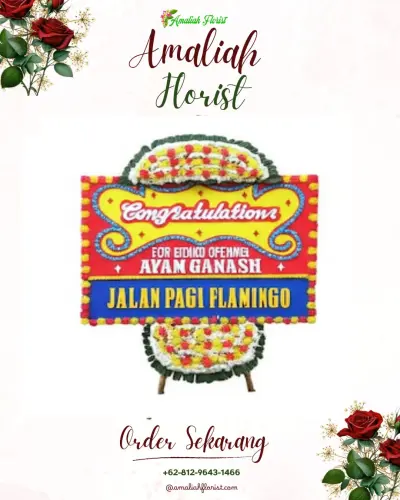 Bunga Papan Congratulation di Pamengger